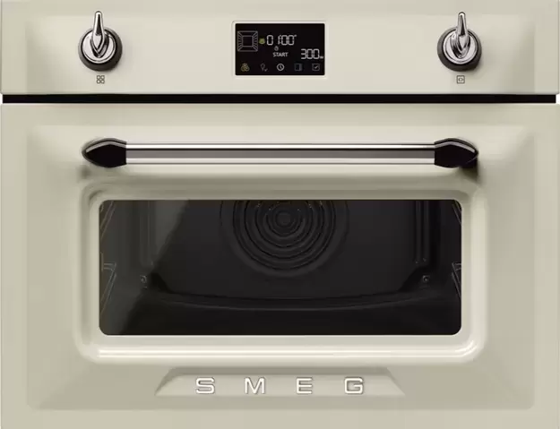 SMEG SO4902M1P Компактный многофункциональный духовой шкаф, комбинированный с микроволновой печью, ш