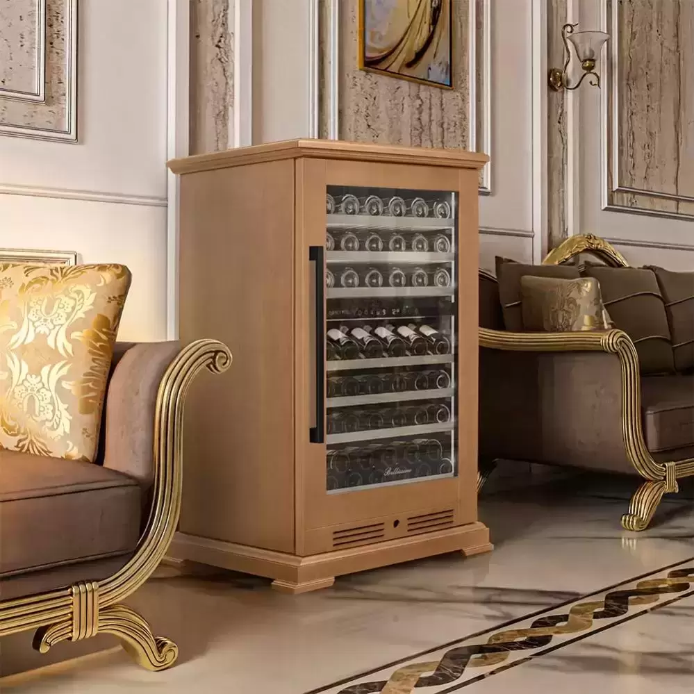 Винный шкаф компрессорный отдельностоящий Meyvel MV77PRO-KBT2 (Натуральный бук)